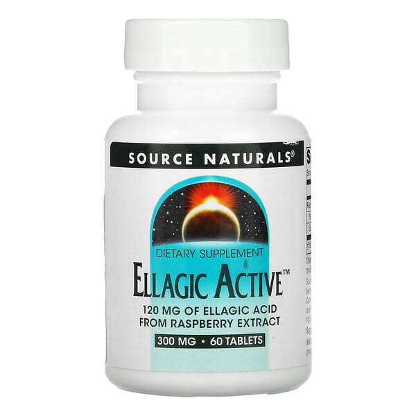 Source Naturals, 鞣花酸補充片，300毫克，60片