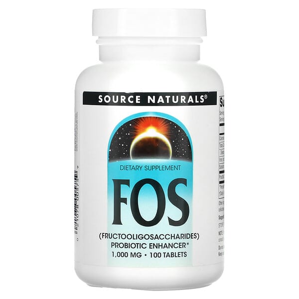 Source Naturals, 低聚果糖,1,000 毫克,100 片