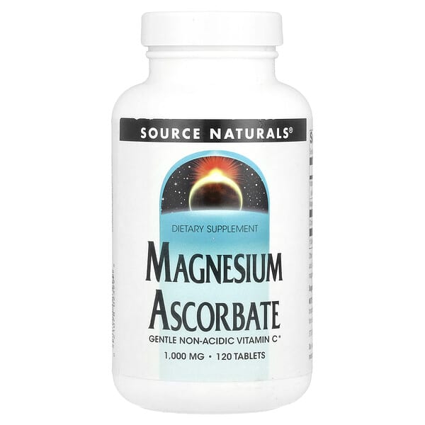 Source Naturals, 抗壞血酸鎂，1000 微克，120 片