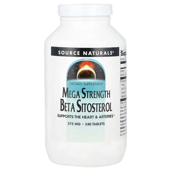 Source Naturals, 特強 β-谷甾醇，375 毫克，240 片