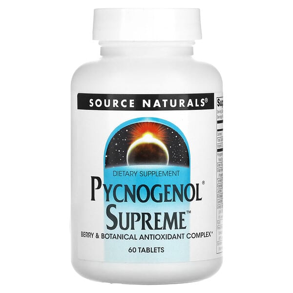 Source Naturals, 高級Pycnogenol ，60 片