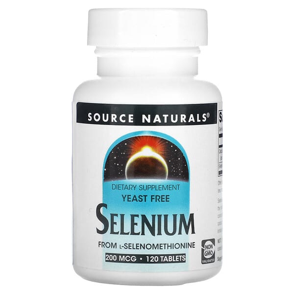 Source Naturals, 硒片（L-硒代蛋氨酸），200 微克，120 片裝