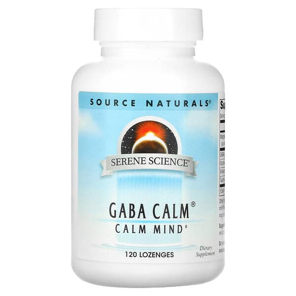 Source Naturals, Serene Science®，GABA Calm®，120 錠劑