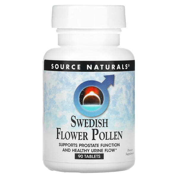 Source Naturals, 瑞典花粉片（90片）