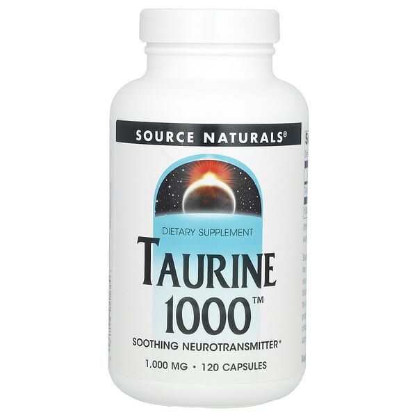 Source Naturals, 牛磺酸 1000，1000 毫克，120 粒膠囊
