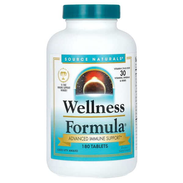 Source Naturals, 健康配方，提高日常免疫幫助，180 片
