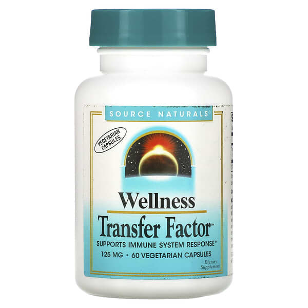 Source Naturals, Transfer Factor 健康轉移因數,125 毫克,60 粒素食膠囊