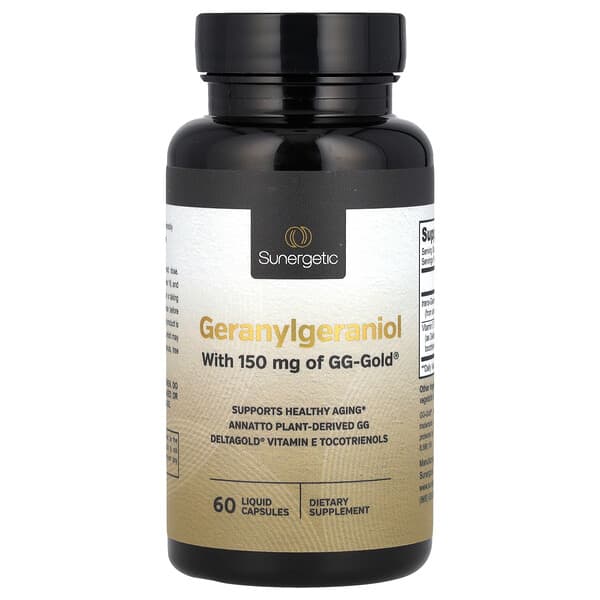 Sunergetic, 香葉基香葉醇，60 粒液體膠囊