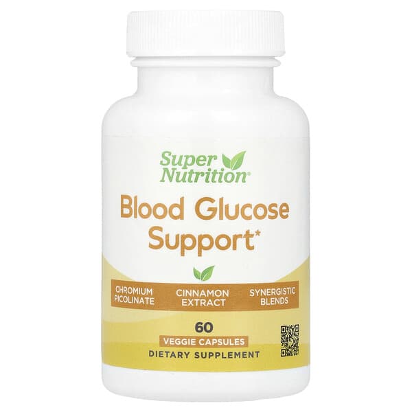 Super Nutrition, 血糖幫助,60 粒素食膠囊