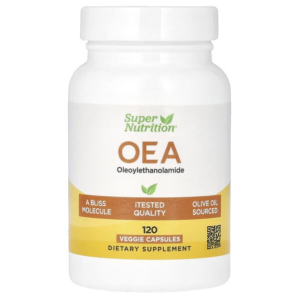 Super Nutrition, OEA（油酰乙醇胺），125 毫克，120 粒素食膠囊