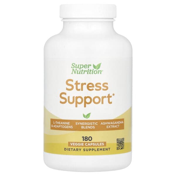 Super Nutrition, 壓力幫助，180 粒素食膠囊