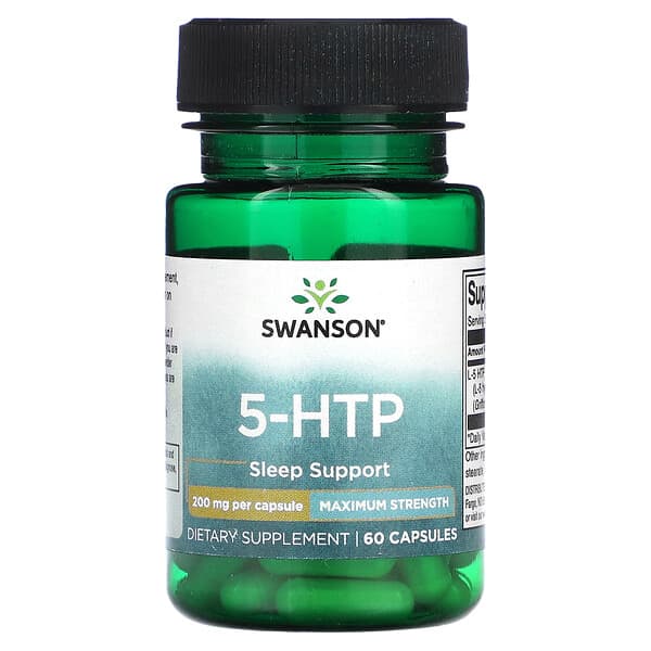 Swanson, 5-HTP,200 毫克,60 粒膠囊