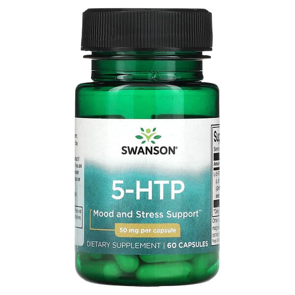 Swanson, 5-HTP,50 毫克,60 粒膠囊