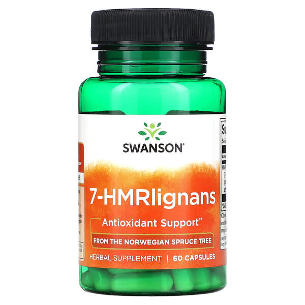 Swanson, 7-HMRlignans，40 毫克，60 粒膠囊