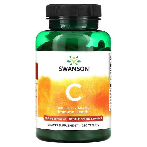 Swanson, 緩釋維生素 C，500 毫克，250 片