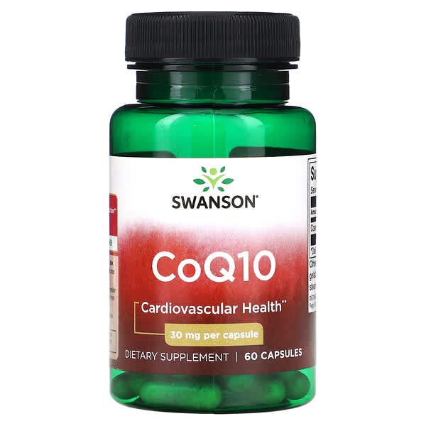 Swanson, 輔酶 Q10,30 毫克,60 粒膠囊