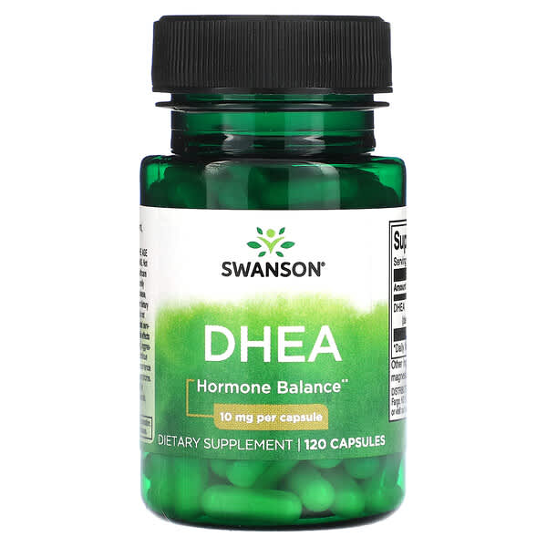 Swanson, DHEA，10 毫克，120 粒膠囊