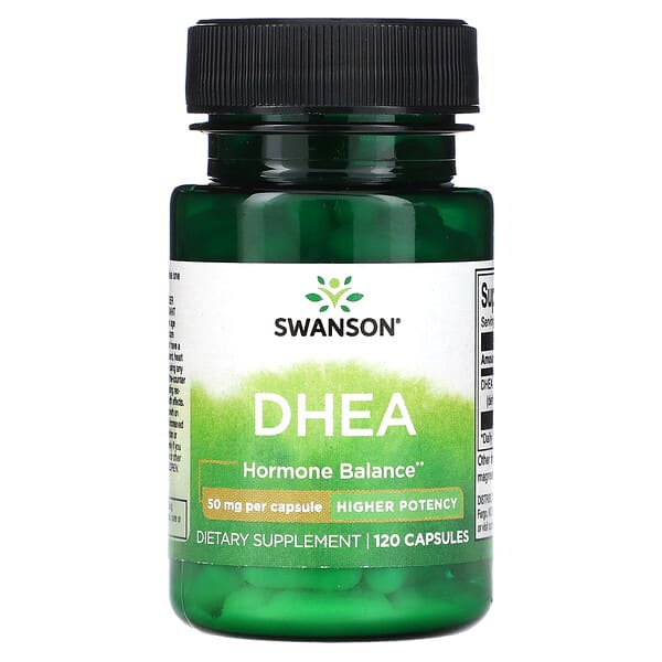 Swanson, DHEA，50 毫克，120 粒膠囊