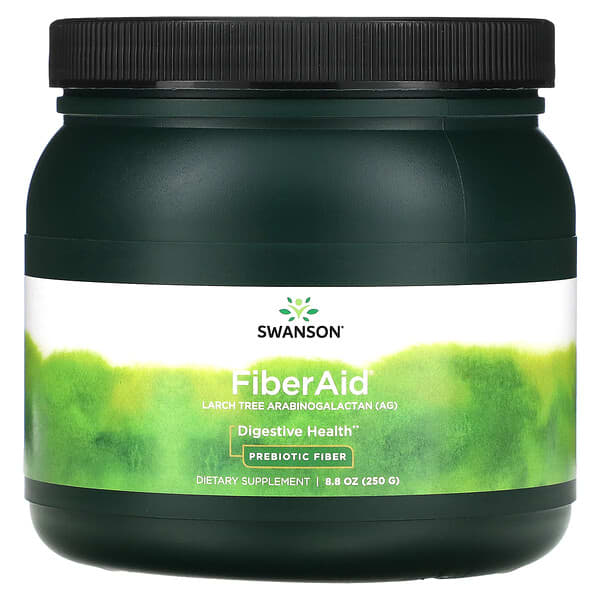 Swanson, FiberAid 落葉鬆阿拉伯半乳聚糖 (AG)、8.8 盎司（250 克）