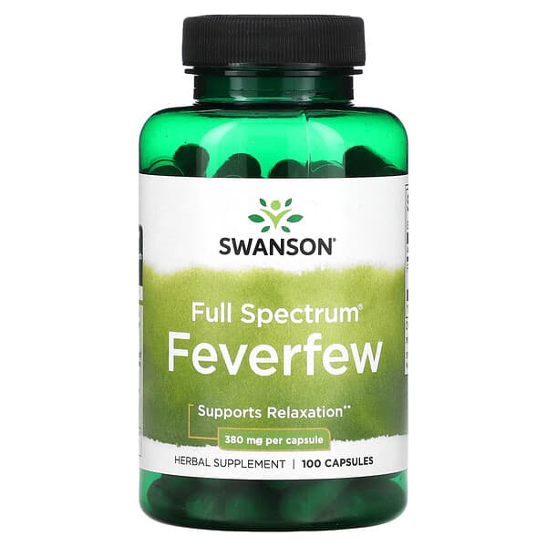 Swanson, 多面小白菊，380 毫克，100 粒膠囊
