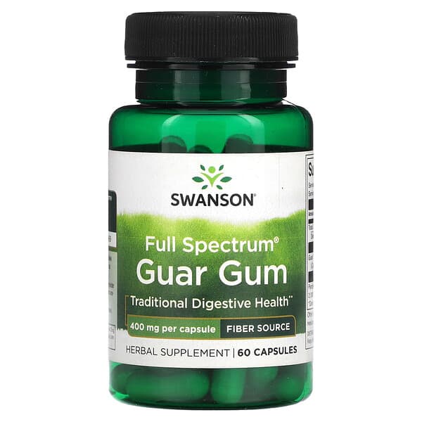 Swanson, 多面瓜爾豆膠，400 毫克，60 粒膠囊