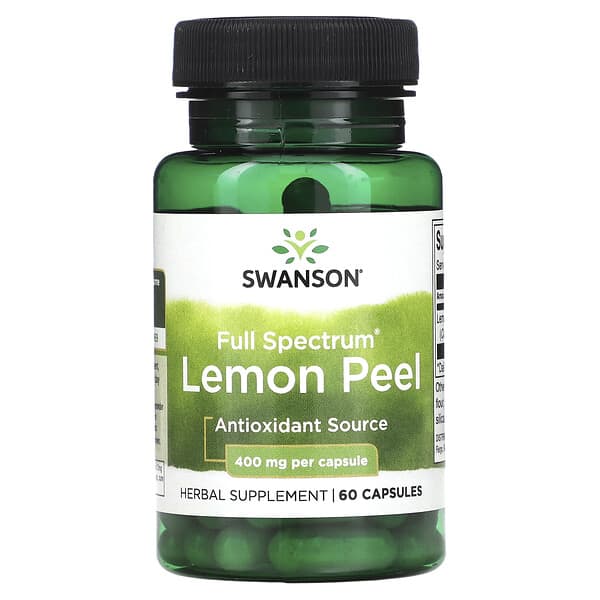 Swanson, 多面檸檬皮，400 毫克，60 粒膠囊