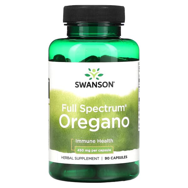 Swanson, 多面牛至葉，450 毫克，90 粒膠囊