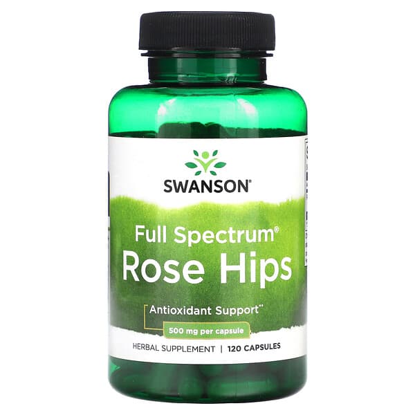 Swanson, 多面玫瑰果，500 毫克，120 粒膠囊