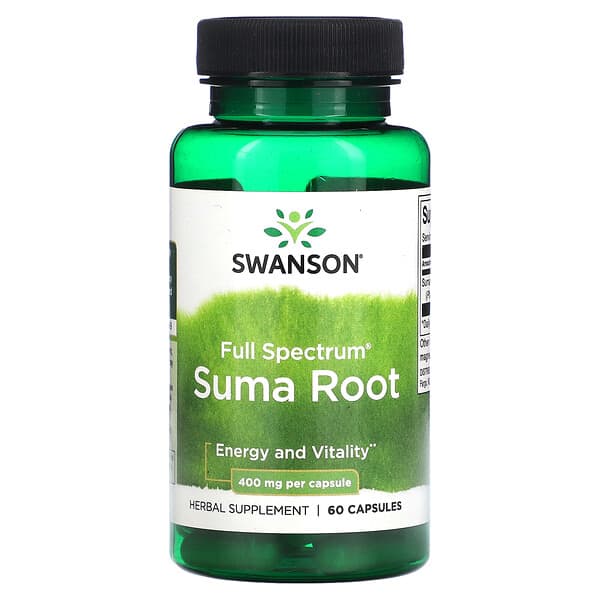Swanson, 多面巴西人參根，400 毫克，60 粒膠囊
