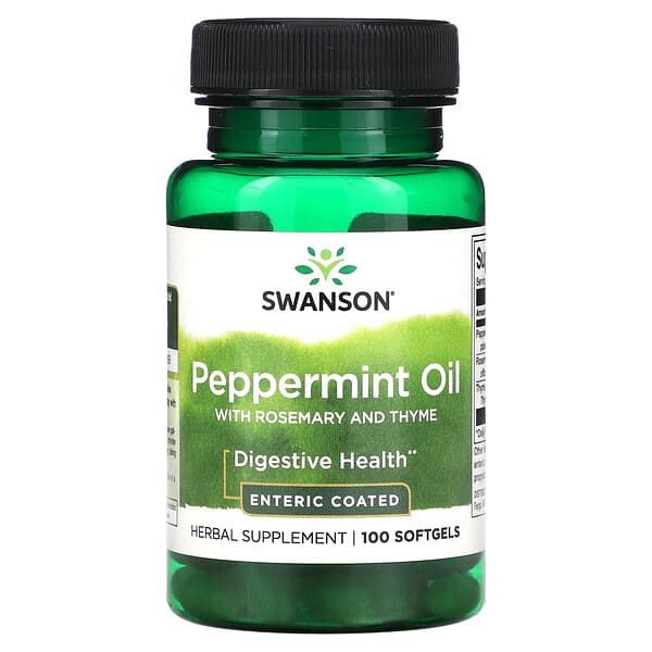 Swanson, 迷迭香麝香草薄荷油,100 粒軟凝膠