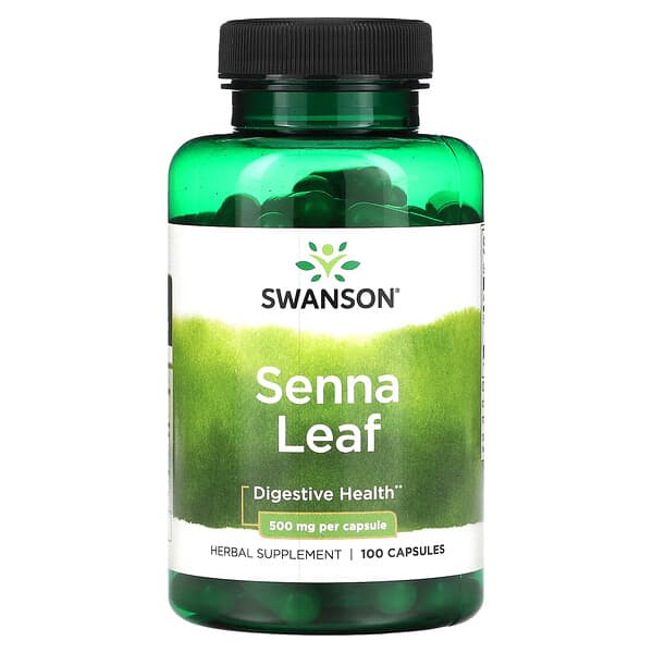 Swanson, 番瀉葉,500 毫克,100 粒膠囊