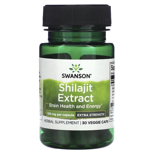 Swanson, 喜來芝提取物，100 毫克，30 粒素食膠囊