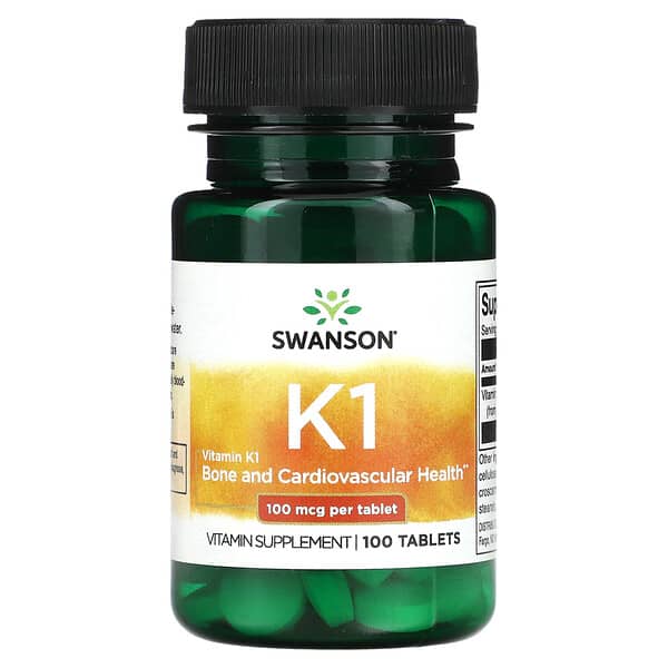 Swanson, 維生素 K1,100 微克,100 片