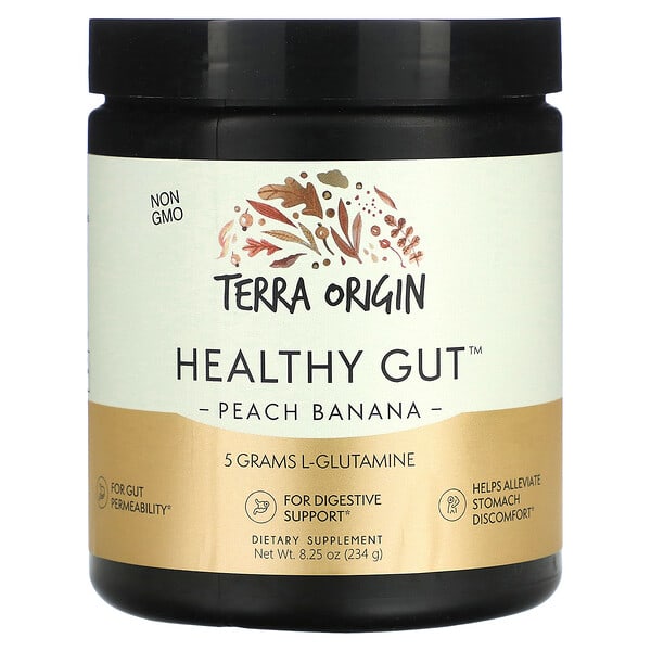 Terra Origin, 腸道健康,桃子香蕉味,8.25 盎司(234 克)