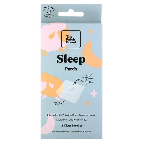 The Patch Brand, 睡眠支持貼片,15 片透明貼片