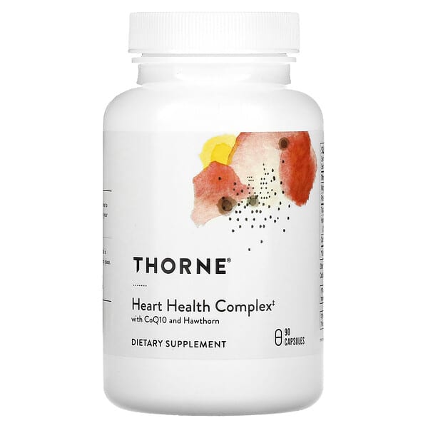Thorne, 含輔酶 Q10 和山楂的心臟健康復合物，90 粒膠囊