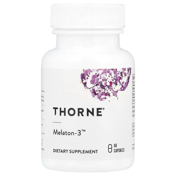 Thorne, Melaton-3，60 粒膠囊