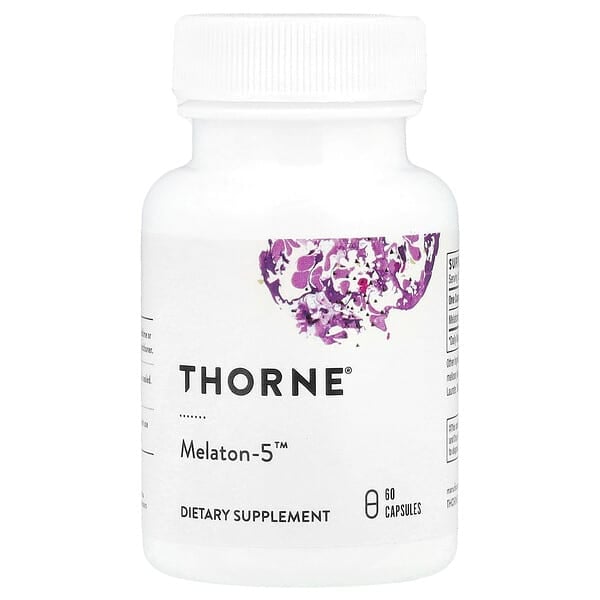Thorne, Melaton-5™，5 毫克，60 粒膠囊
