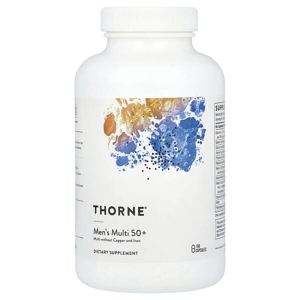 Thorne, 50 歲以上男性多維生素,180 粒膠囊