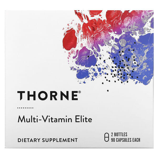 Thorne, 復合維生素精華,早晚使用,2 瓶,每瓶 90 粒膠囊
