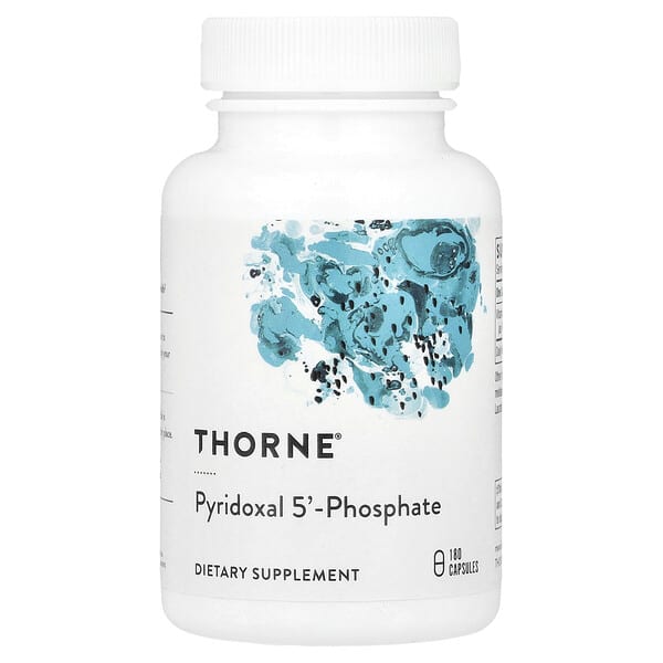 Thorne, 吡哆醛 5'-磷酸鹽,180 粒膠囊
