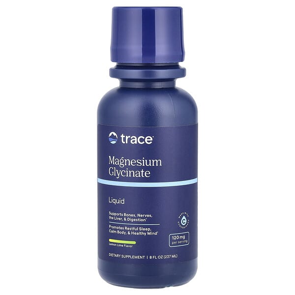 Trace, 液體甘氨酸鎂，檸檬酸橙味，8 液量盎司（237 毫升）