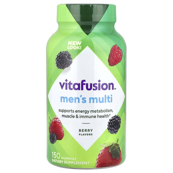 VitaFusion, 男性多維生素軟糖，漿果味，150 粒軟糖