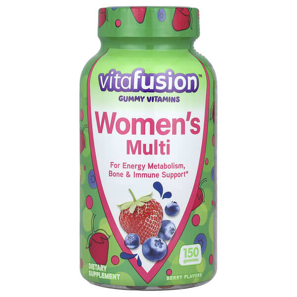 VitaFusion, 女性多維生素軟糖,漿果味,150 粒軟糖