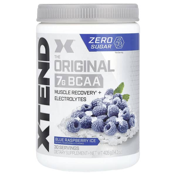 XTEND, The Original 7G 支鏈氨基酸，藍莓冰，14.8 盎司（420 克）