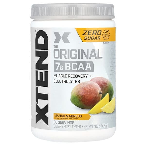 XTEND, The Original 7G 支鏈胺基酸,芒果味,14.8 盎司(420 克)