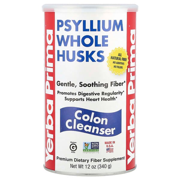 Yerba Prima, 全車前子殼，清腸清體，12盎司（340g）