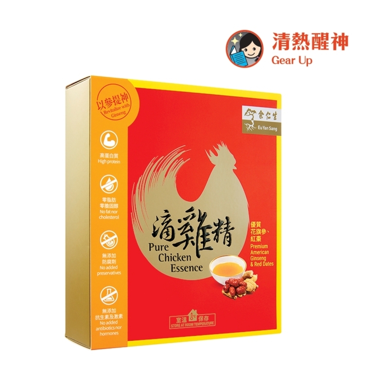 Eu Yan SanG余仁生花旗參紅棗滴雞精 60克X6包