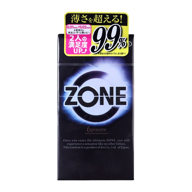 JEX捷古斯Zone安全套(粉紅色) 6件
