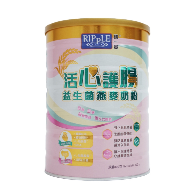 Ripple瑞一寶活心護腸益生菌燕麥奶粉 800克